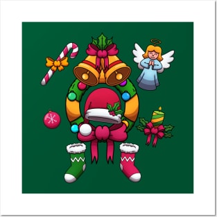 Christmas Elements Posters and Art